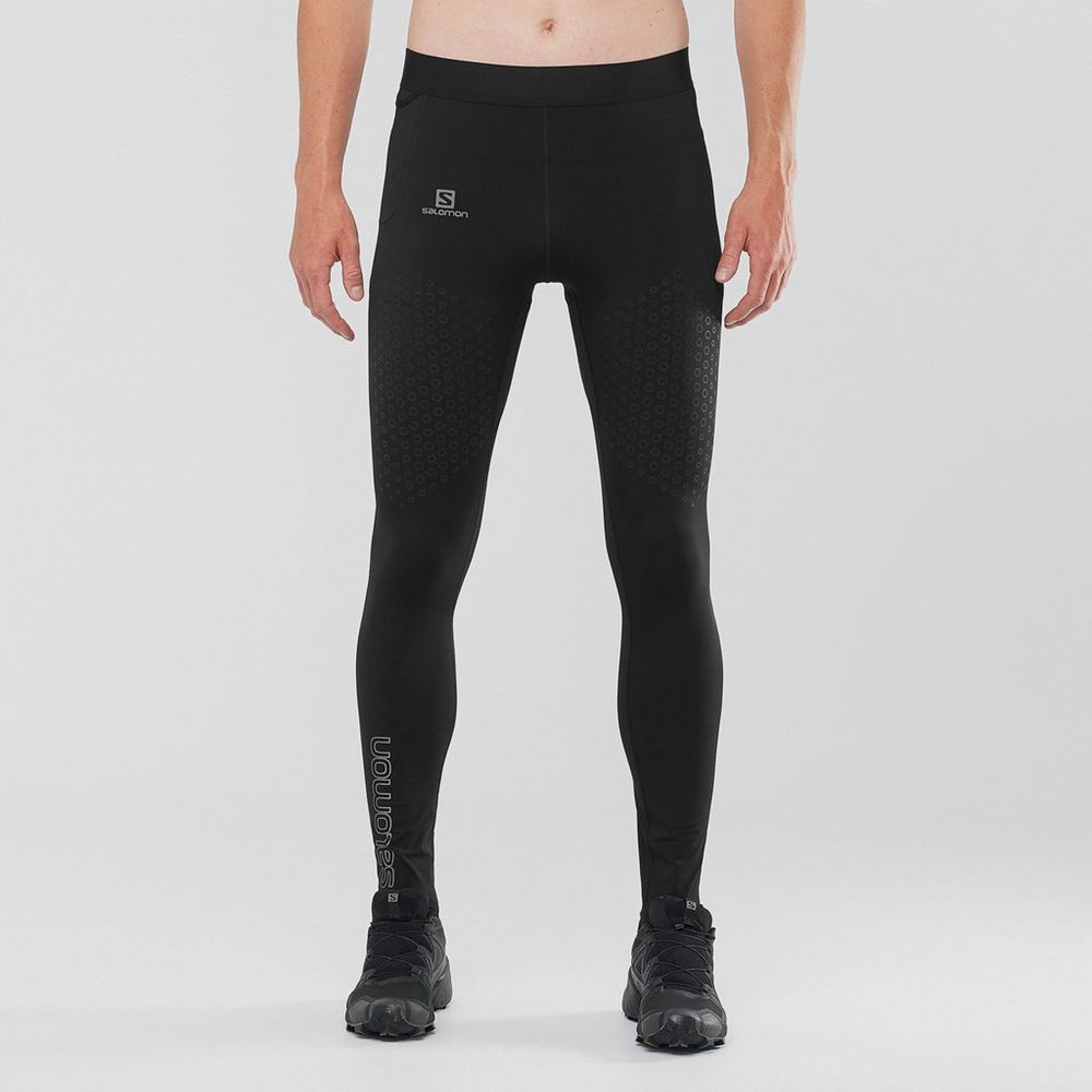 Salomon Israel EXO MOTION LONG - Mens Tights - Black (SABY-32657)